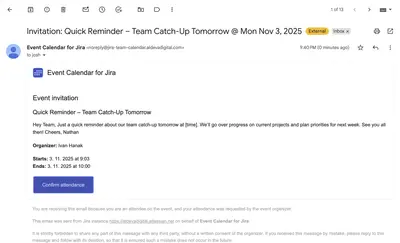 Event Calendar for Jira — Atlassian plugin