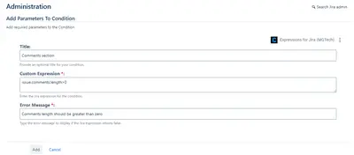 Expressions for Jira (Custom Fields, Conditions, Validators) — Atlassian plugin