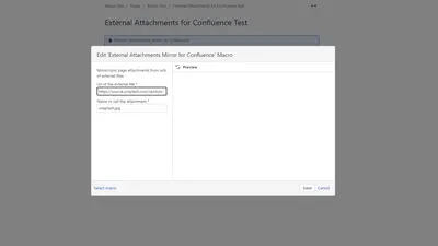 External Attachments Mirror for Confluence — Atlassian plugin