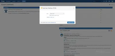 Fast User Switcher (FUS) for Jira — Atlassian plugin