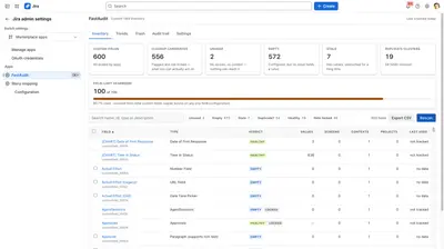 FastAudit — Custom Field Scanner for Jira — Atlassian plugin
