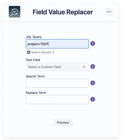 Field Value Replacer for Jira — Atlassian plugin