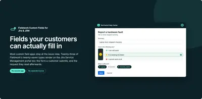 Fieldwork - Custom Fields for Jira & JSM — Atlassian plugin
