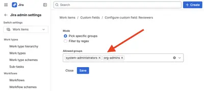 Filtered Group Picker — Atlassian plugin
