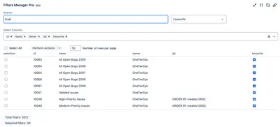 Filters Manager Pro — Atlassian plugin