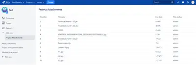 Find Attachment — Atlassian plugin