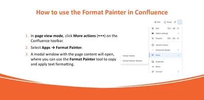 Format Painter for Confluence — Atlassian plugin
