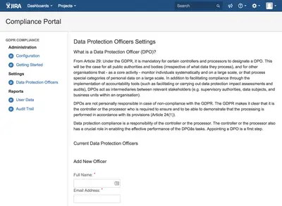 GDPR Compliance Assistant for Jira — Atlassian plugin