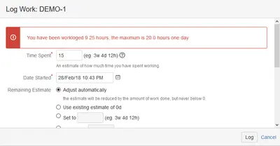 Gears worklog-restricted for Jira — Atlassian plugin