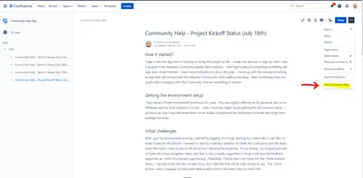 Get Community Help for Confluence — Atlassian plugin