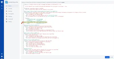 Gherkin Editor for Bitbucket Cloud — Atlassian plugin