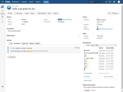 GitGraph for Jira and Bitbucket — Atlassian plugin