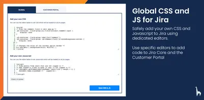 Global CSS and JS for Jira — Atlassian plugin