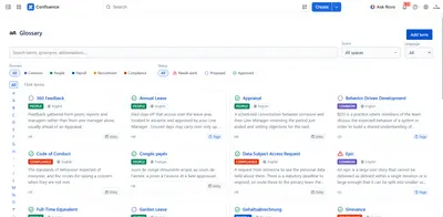 Glossary - Terminology Manager — Atlassian plugin