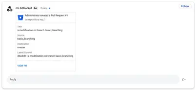 Google Chat For Bitbucket — Atlassian plugin