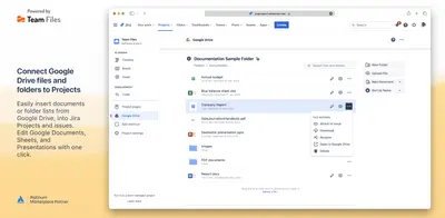 Google Drive Connector for Jira Automation — Atlassian plugin