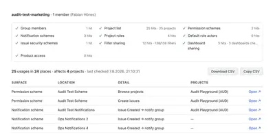 Group Audit for Jira (Find Where a Group Is Used) — Atlassian plugin