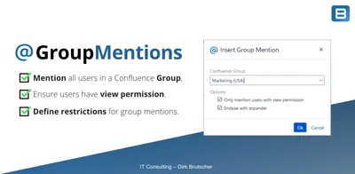 Group Mentions — Atlassian plugin