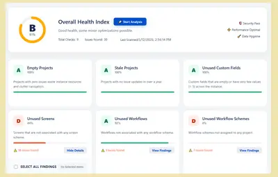 Health check for Jira — Atlassian plugin