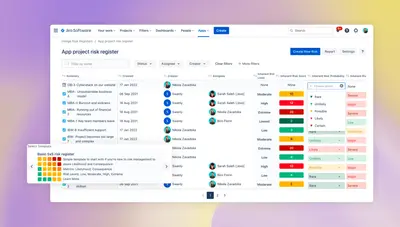 Hedge: Risk Management, Risk Register & Risk Matrix for Jira — Atlassian plugin