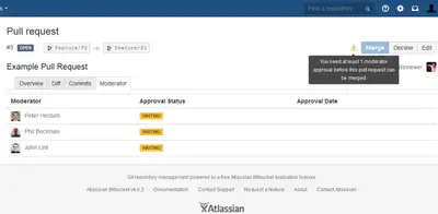 Herzum Moderator Approval — Atlassian plugin