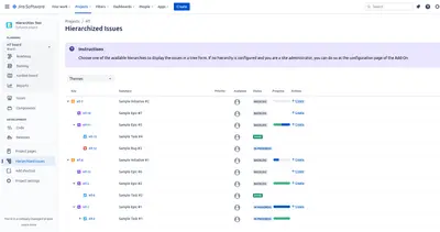 Hierarchies — Atlassian plugin