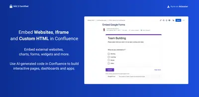HTML Macro for Confluence — Atlassian plugin