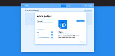 Iframes for Jira Cloud — Atlassian plugin