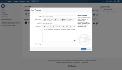 Infavor - Collaborative Decision Polls for Confluence — Atlassian plugin