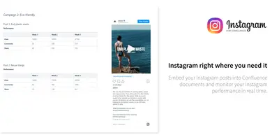 Instagram for Confluence — Atlassian plugin