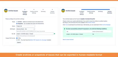Issue Archiver & Attachment Housekeeper for Jira — Atlassian plugin