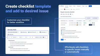 Issue Checklist Template and Report — Atlassian plugin