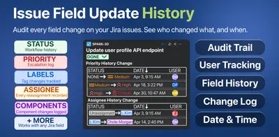 Issue Field Update History Custom Field — Atlassian plugin