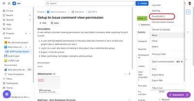 Issue History Printer for Jira — Atlassian plugin