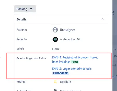 Issue Picker for Jira — Atlassian plugin