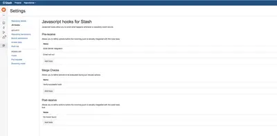 Javascript Hooks for Bitbucket Server — Atlassian plugin