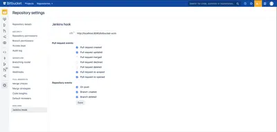 Jenkins Hook For BitBucket — Atlassian plugin