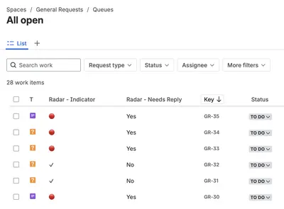 JSM Queue Radar — Atlassian plugin