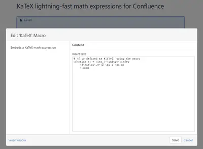 KaTeX Math Expressions & Formulas for Confluence — Atlassian plugin
