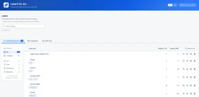 Label It for Jira (Free Label Manager) — Atlassian plugin