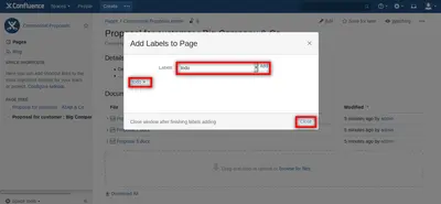 Labels Restrict — Atlassian plugin