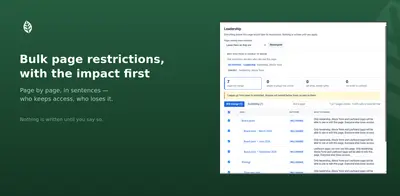 Leafward — Permission Inheritance for Confluence — Atlassian plugin