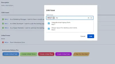 Links & Actions Buttons PRO — Atlassian plugin