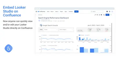 Looker Studio (Google Data Studio) for Confluence — Atlassian plugin