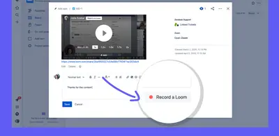 Loom Video Messaging — Atlassian plugin