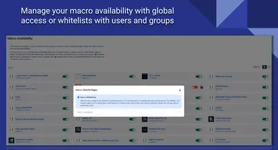 Macro Security Manager for Confluence (Compliance) — Atlassian plugin