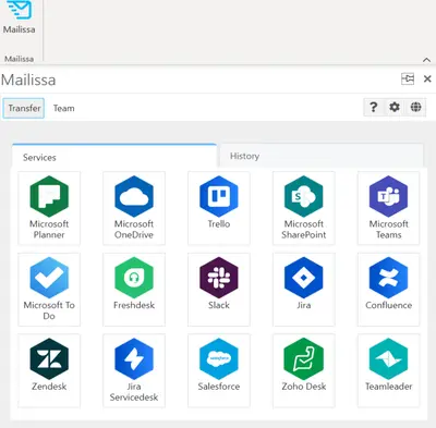 Mailissa - for Microsoft Outlook — Atlassian plugin