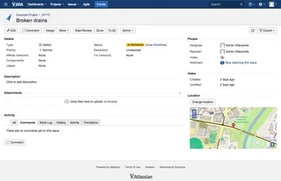 Maps Cloud — Atlassian plugin