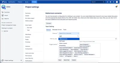 Mattermost Connector for Jira — Atlassian plugin