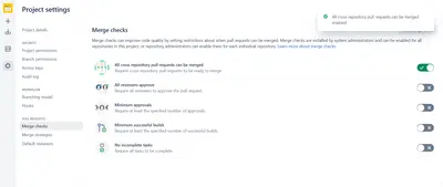 Merge cross repository pull requests — Atlassian plugin